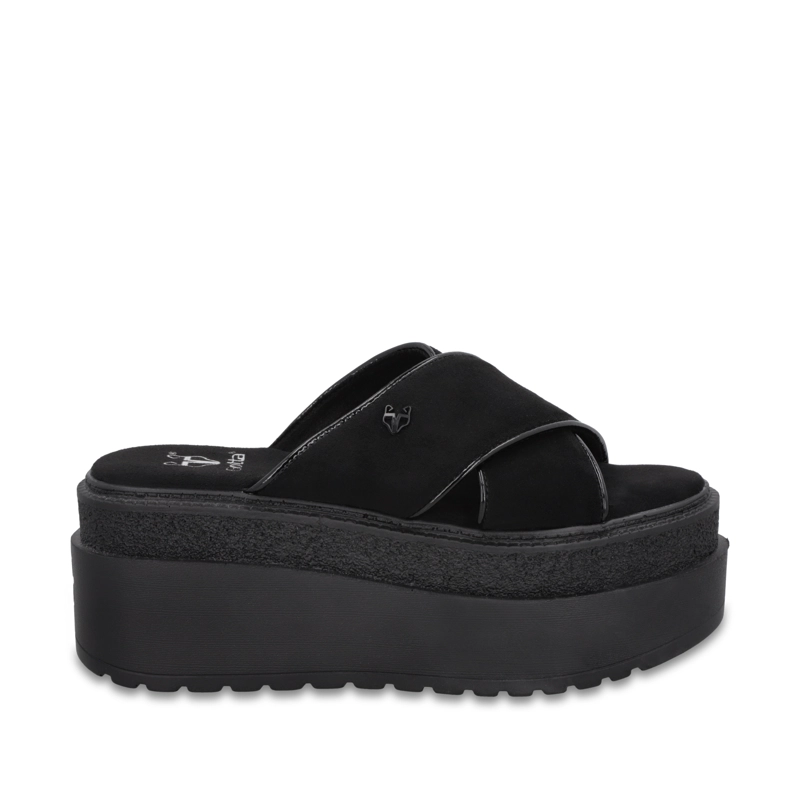 SANDALIA PLATAFORMA NEGRA MUJER 65930 GOTTA - 1