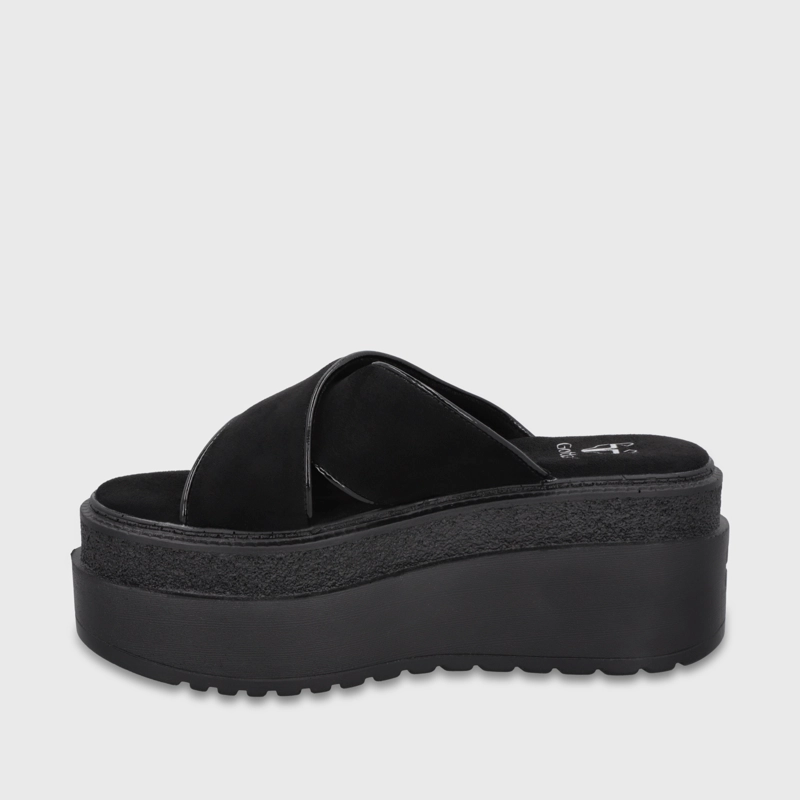 SANDALIA PLATAFORMA NEGRA MUJER 65930 GOTTA - 4