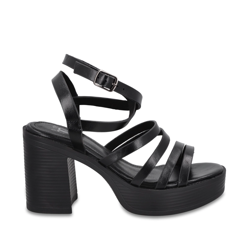 SANDALIA TACO NEGRA MUJER 65921 GOTTA - 1