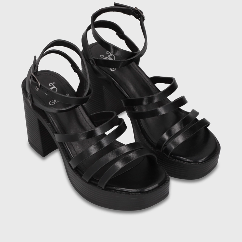 SANDALIA TACO NEGRA MUJER 65921 GOTTA - 5