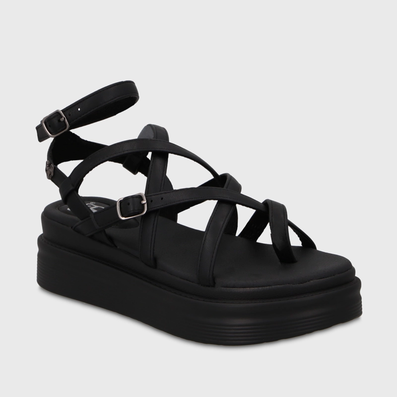 SANDALIA PLATAFORMA NEGRA MUJER 43017 GOTTA - 2
