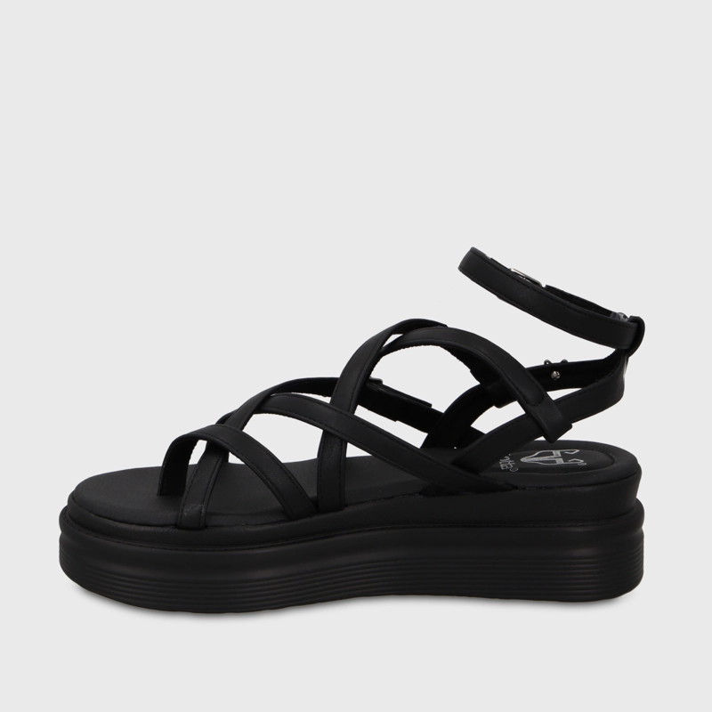 SANDALIA PLATAFORMA NEGRA MUJER 43017 GOTTA - 4