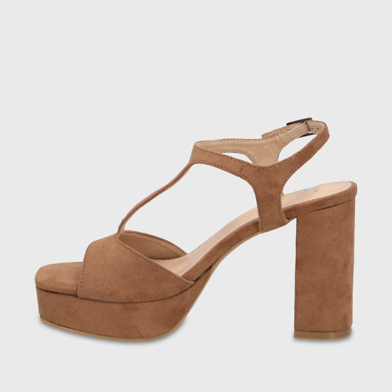 SANDALIA TACO CAMEL MUJER 65910 GOTTA - 4