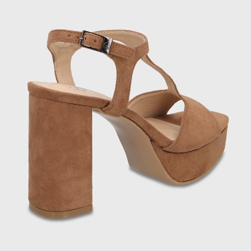 SANDALIA TACO CAMEL MUJER 65910 GOTTA - 5