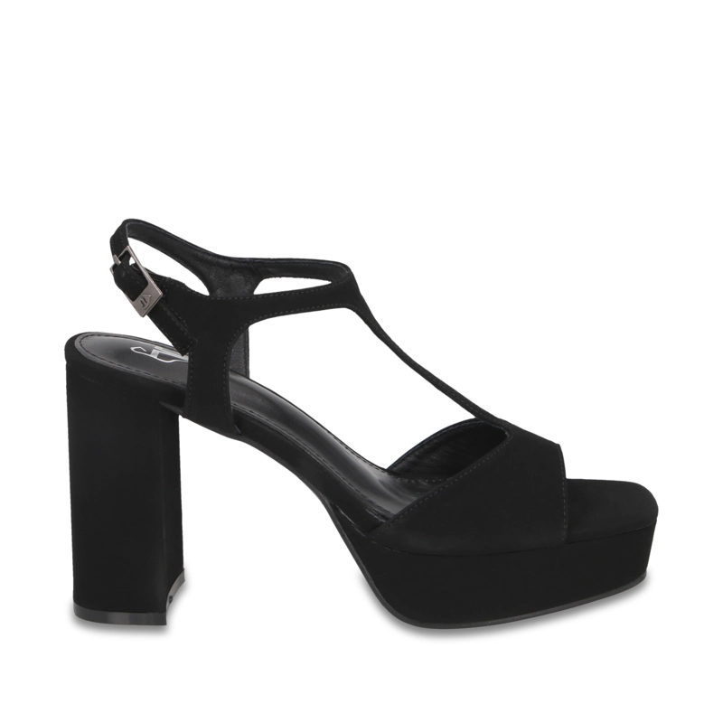 SANDALIA TACO NEGRA MUJER 65910 GOTTA - 1