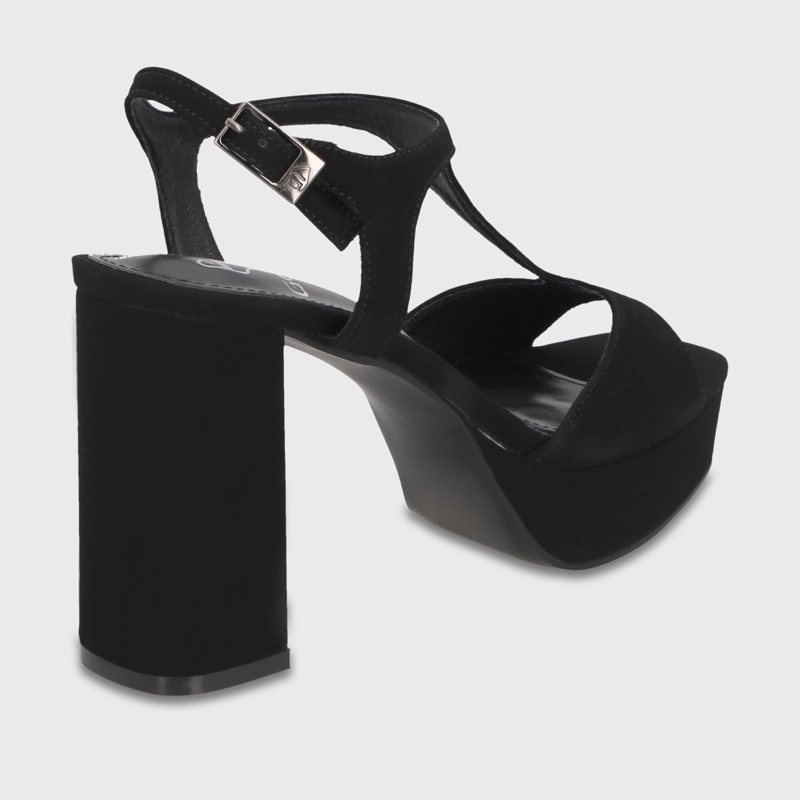 SANDALIA TACO NEGRA MUJER 65910 GOTTA - 5