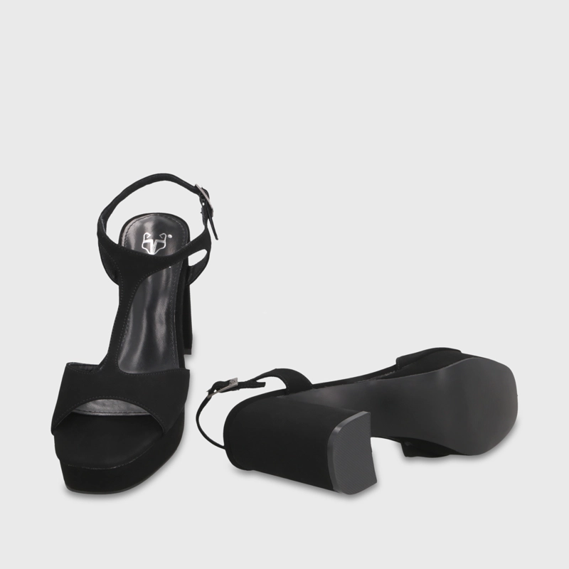 SANDALIA TACO NEGRA MUJER 65910 GOTTA - 7