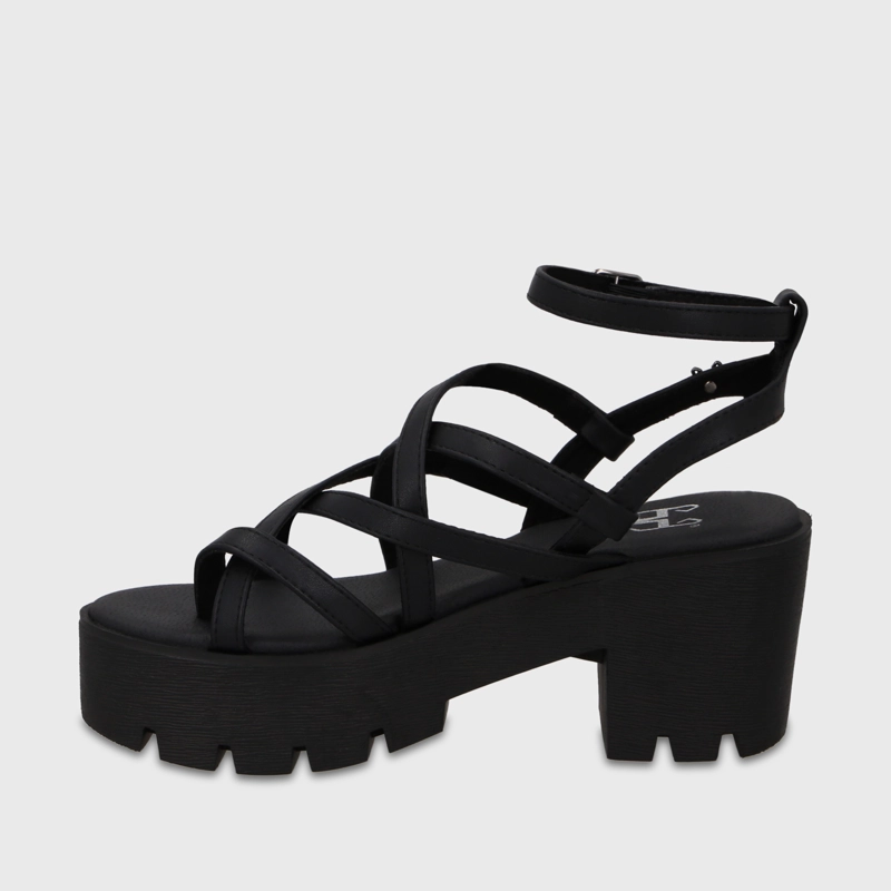 SANDALIA PLATAFORMA NEGRA MUJER 43024 GOTTA - 4