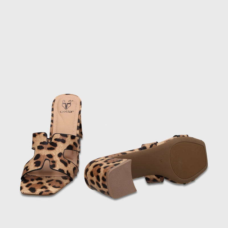 SANDALIA TACO NEGRA MUJER 64030 GOTTA - 7