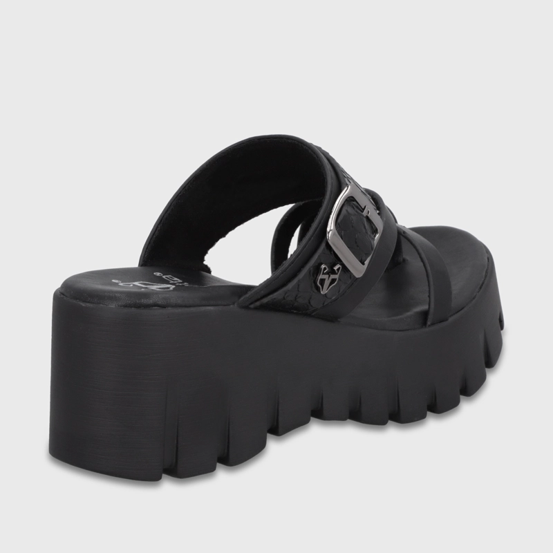 SANDALIA PLATAFORMA NEGRA MUJER 65941 GOTTA - 5