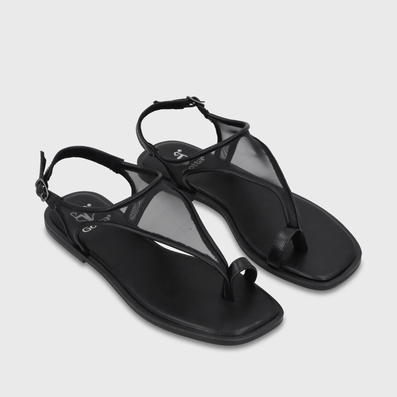 SANDALIA PLANA NEGRO MUJER 65681 GOTTA - 3