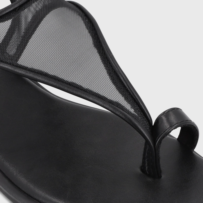 SANDALIA PLANA NEGRO MUJER 65681 GOTTA - 6