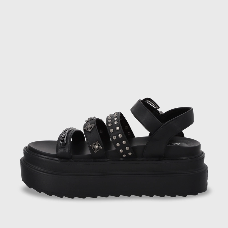 SANDALIA PLATAFORMA NEGRO MUJER 25235 GOTTA - 4