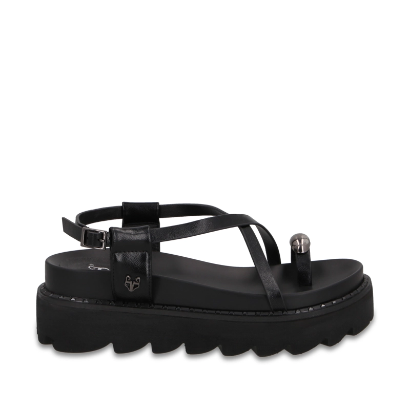 SANDALIA NEGRA MUJER 1573G GOTTA - 1