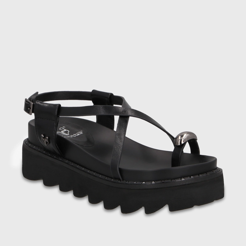 SANDALIA NEGRA MUJER 1573G GOTTA - 2