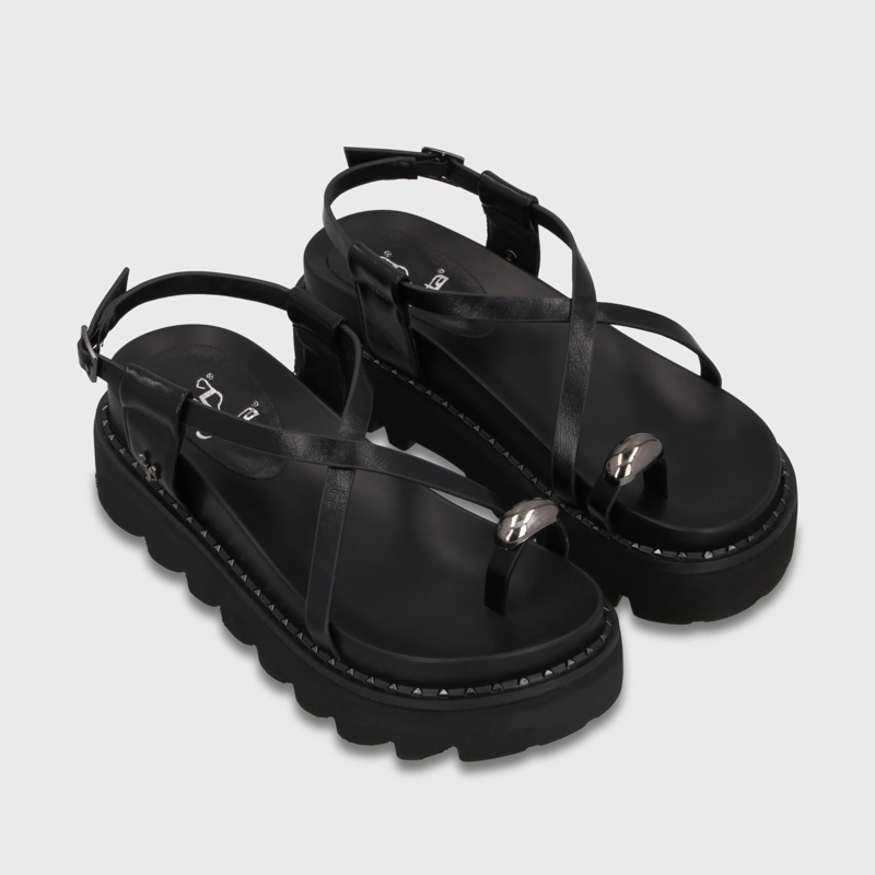 SANDALIA NEGRA MUJER 1573G GOTTA - 3