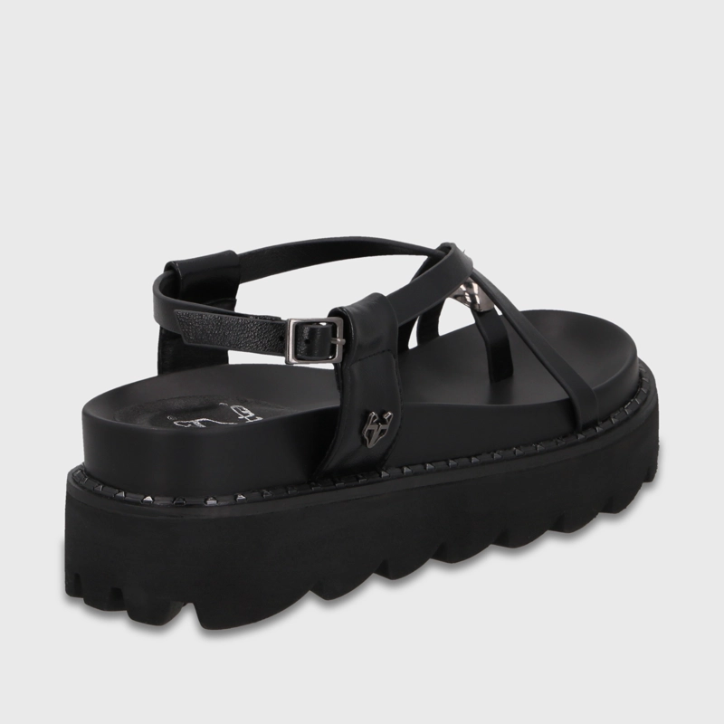 SANDALIA NEGRA MUJER 1573G GOTTA - 5