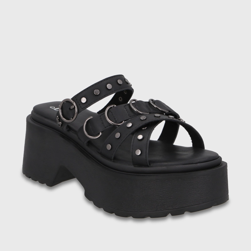 SANDALIA PLATAFORMA NEGRA MUJER 45987 GOTTA - 2