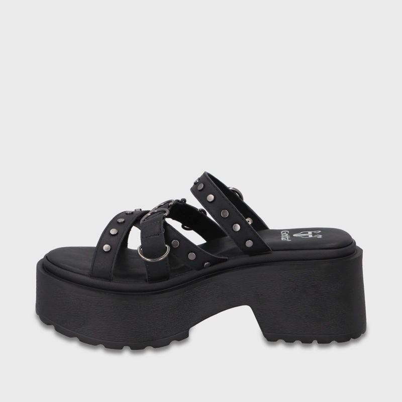 SANDALIA PLATAFORMA NEGRA MUJER 45987 GOTTA - 4