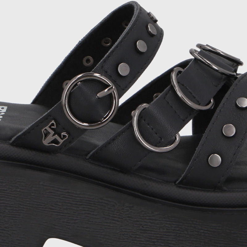 SANDALIA PLATAFORMA NEGRA MUJER 45987 GOTTA - 6