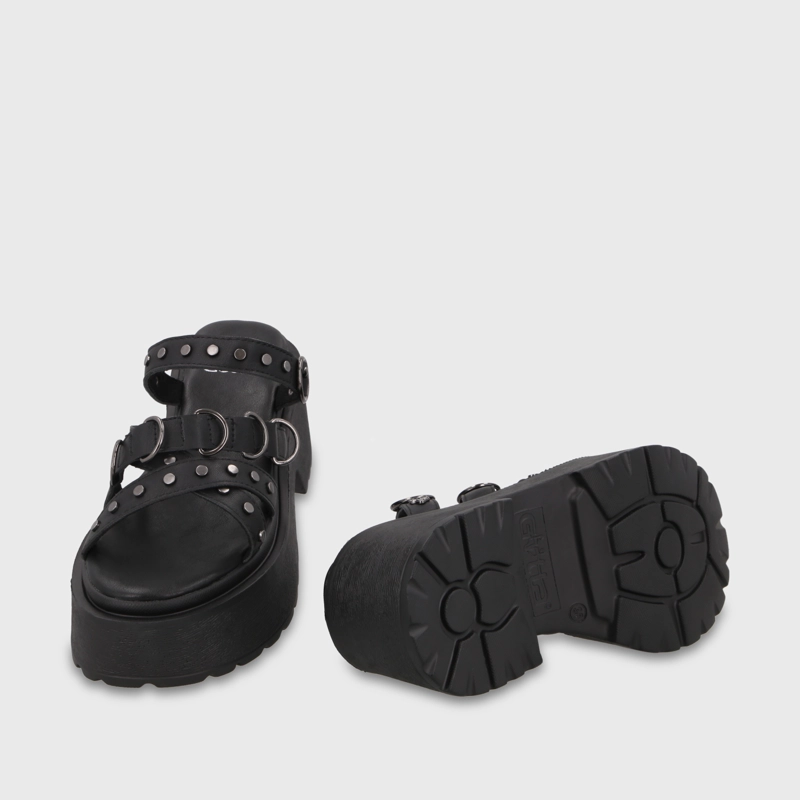 SANDALIA PLATAFORMA NEGRA MUJER 45987 GOTTA - 7