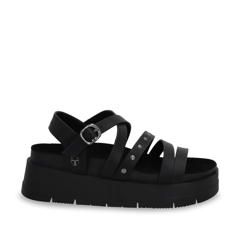 SANDALIA PLATAFORMA NEGRA MUJER 55231 GOTTA - 1