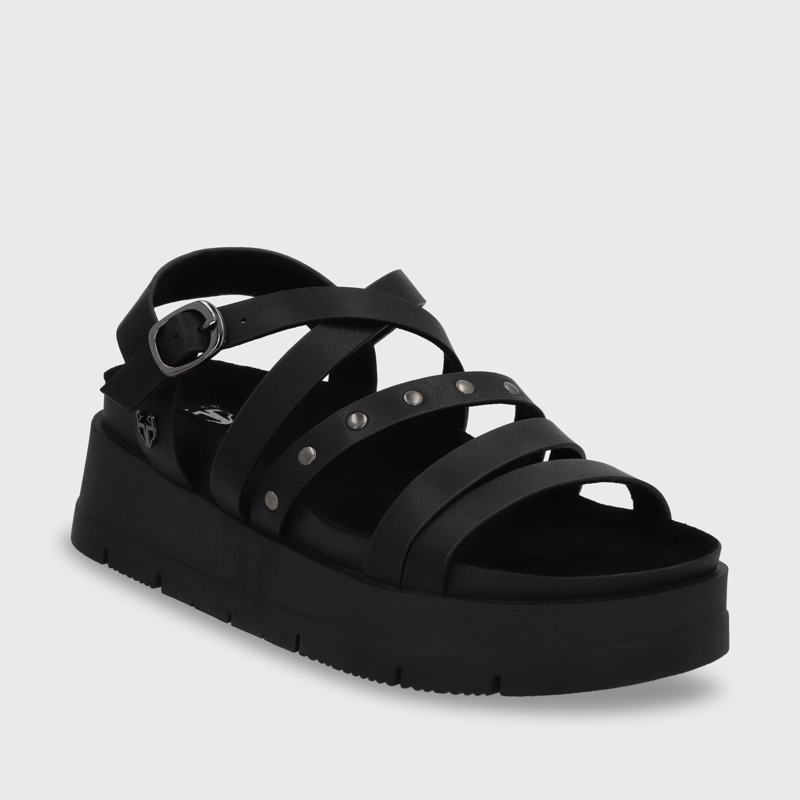 SANDALIA PLATAFORMA NEGRA MUJER 55231 GOTTA - 2