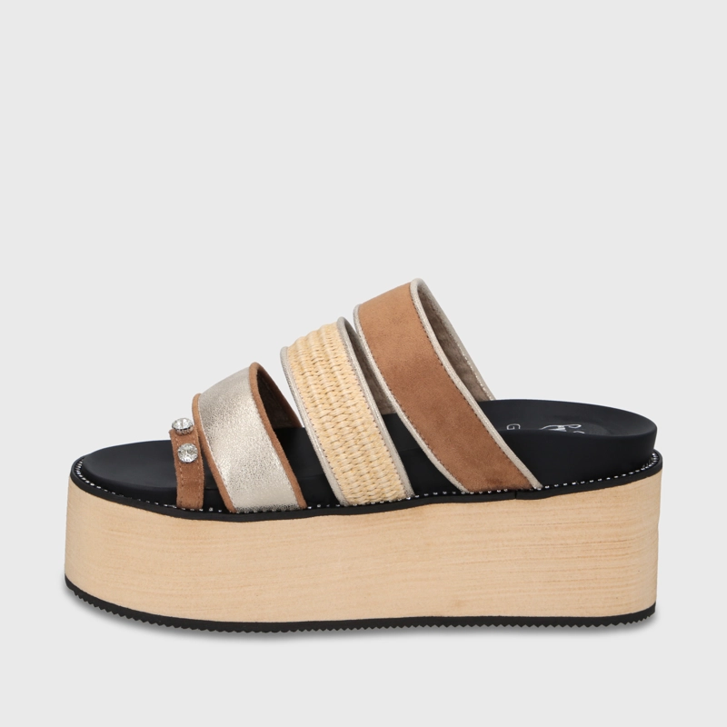 SANDALIA PLATAFORMA BEIGE MUJER 15662 GOTTA - 4