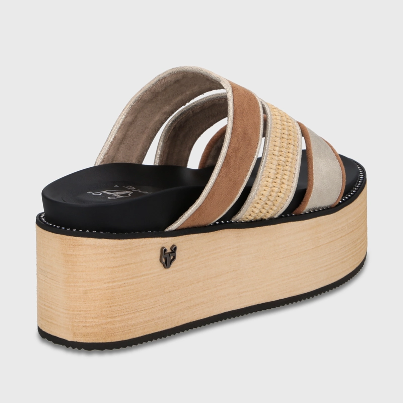 SANDALIA PLATAFORMA BEIGE MUJER 15662 GOTTA - 5