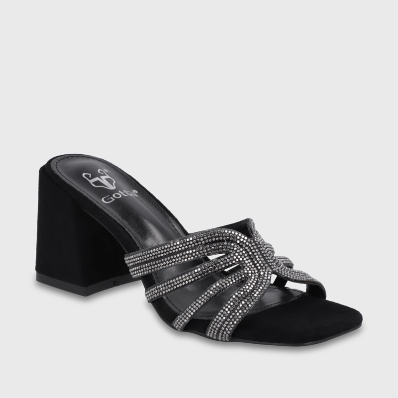 SANDALIA TACO NEGRA MUJER 35135 GOTTA - 2