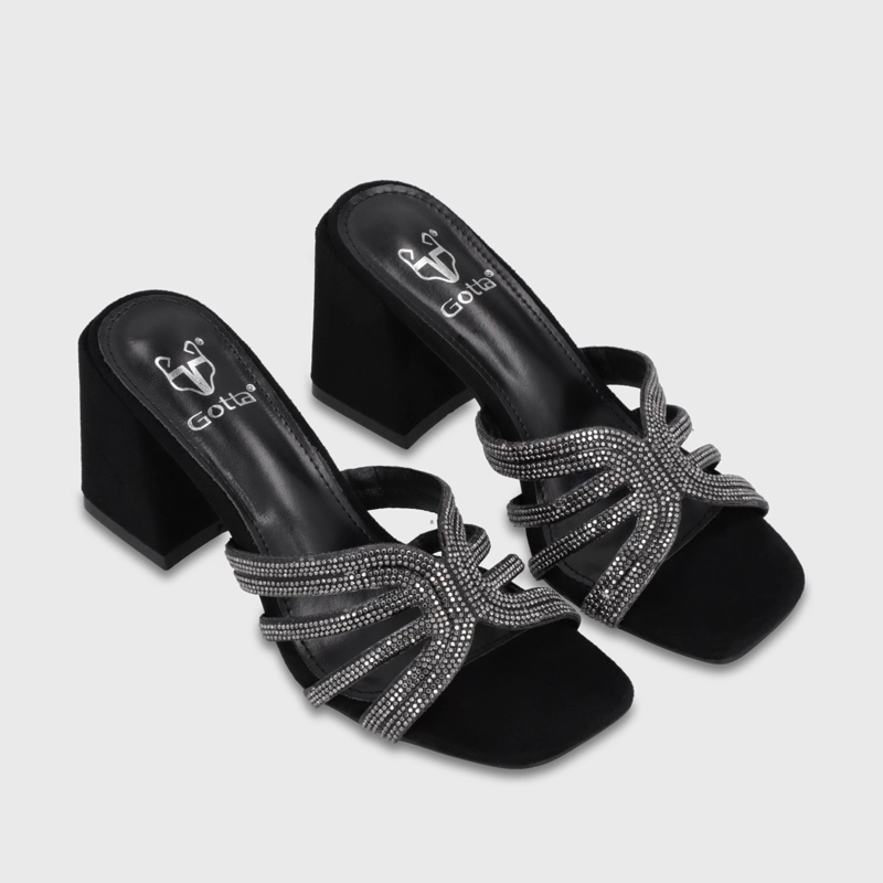 SANDALIA TACO NEGRA MUJER 35135 GOTTA - 3