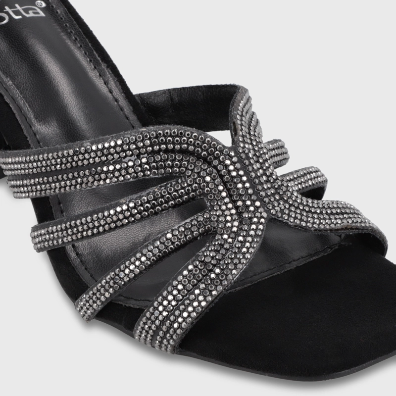 SANDALIA TACO NEGRA MUJER 35135 GOTTA - 6