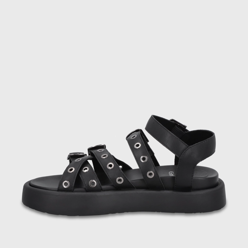 SANDALIA PLATAFORMA NEGRA MUJER 55950 GOTTA - 4
