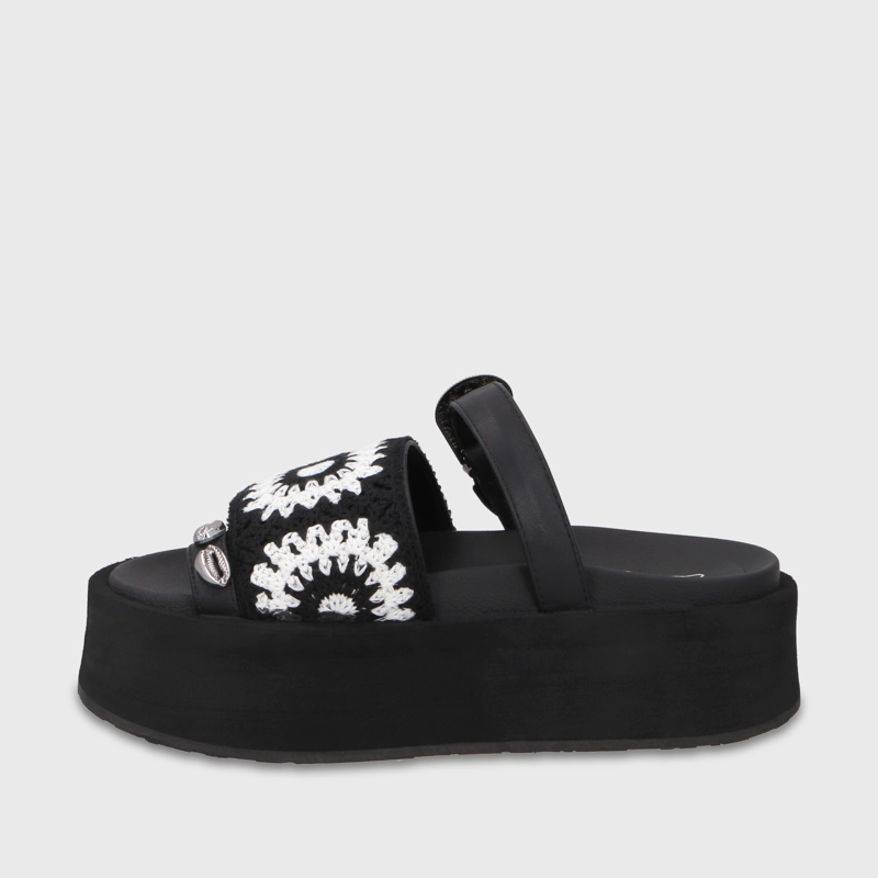 SANDALIA PLATAFORMA NEGRA MUJER 55942 GOTTA - 4