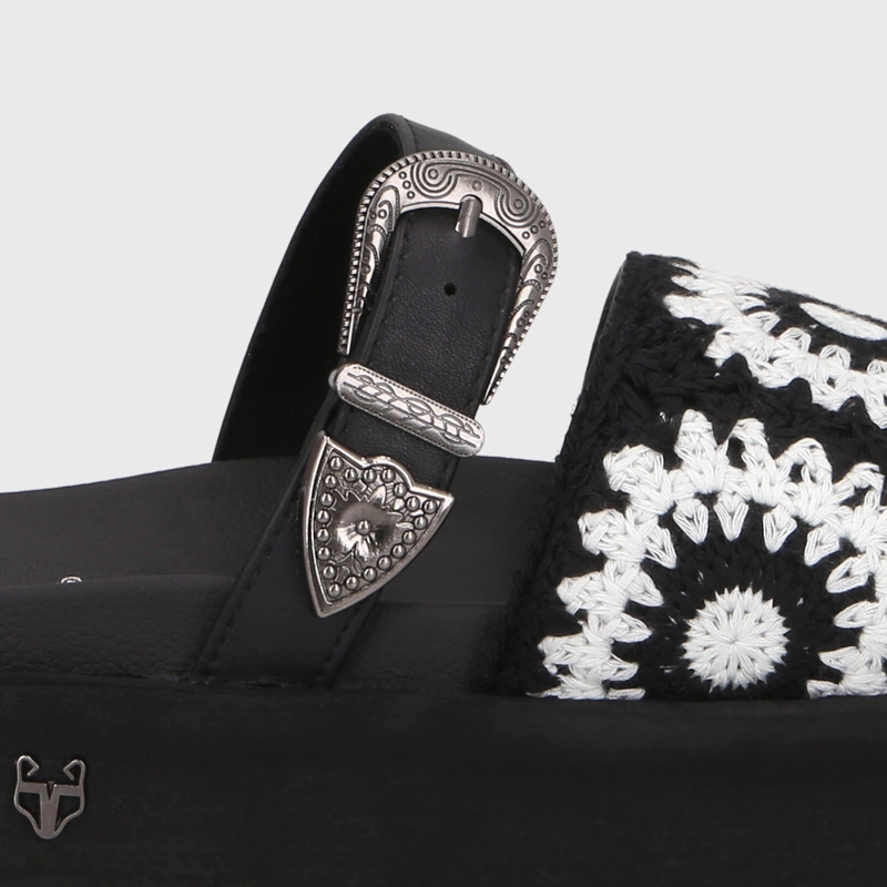 SANDALIA PLATAFORMA NEGRA MUJER 55942 GOTTA - 6