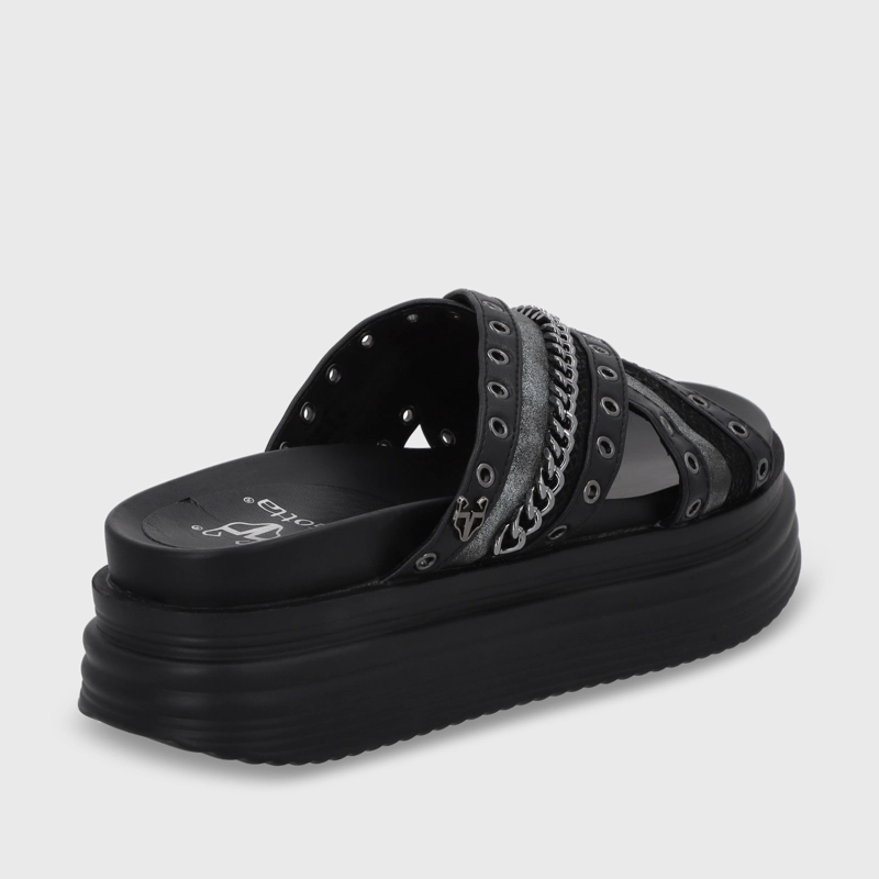 SANDALIA PLATAFORMA NEGRO MUJER 1571B GOTTA - 5