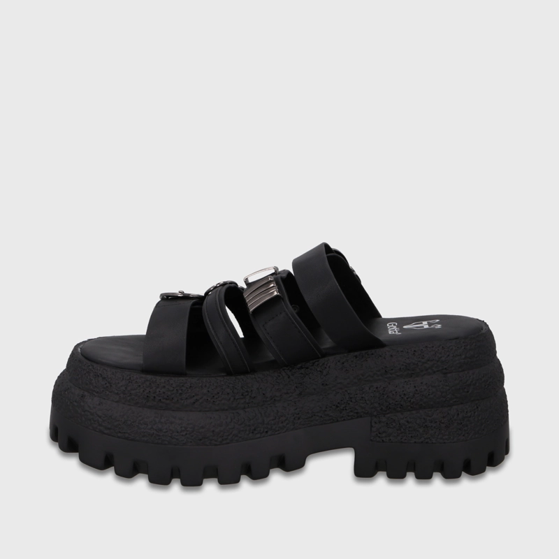 SANDALIA PLATAFORMA NEGRA MUJER 55294 GOTTA - 4