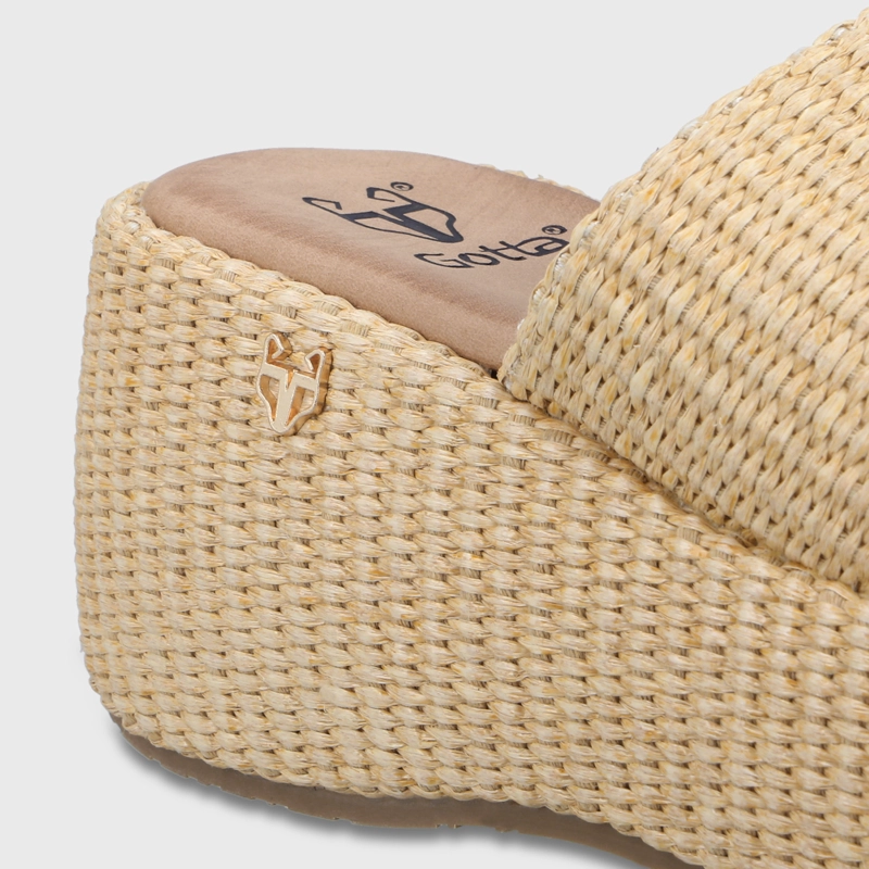 SANDALIA PLATAFORMA BEIGE MUJER 45824 GOTTA - 6