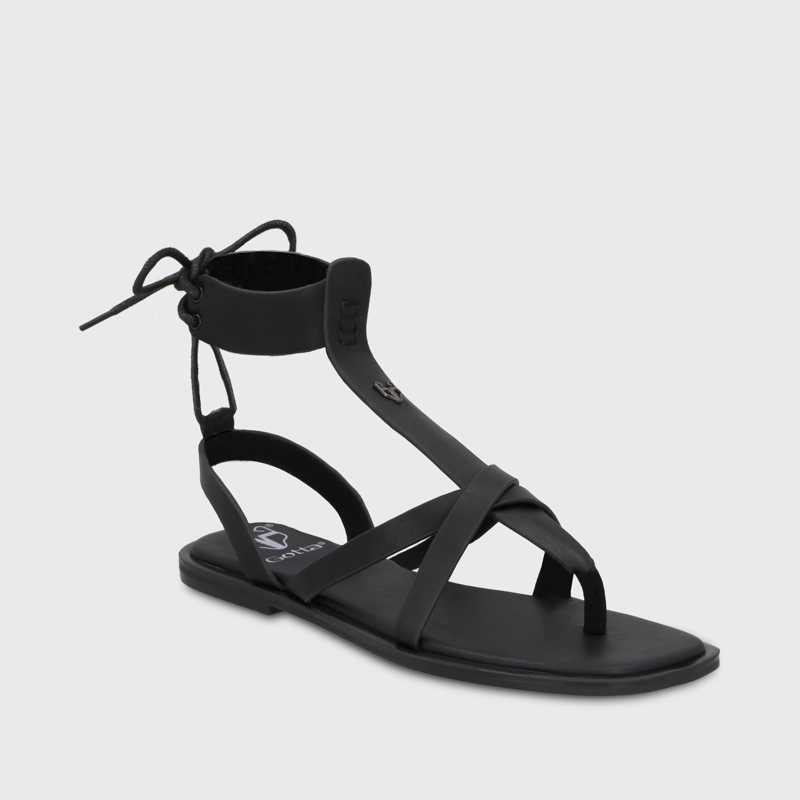 SANDALIA NEGRA MUJER 65680 GOTTA - 2