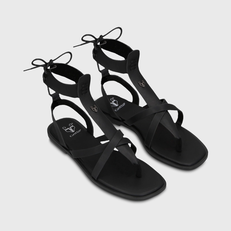 SANDALIA NEGRA MUJER 65680 GOTTA - 3
