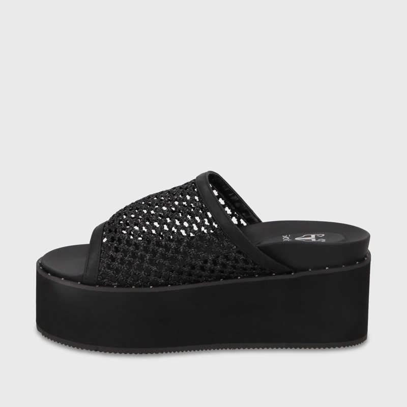 SANDALIA PLATAFORMA NEGRA MUJER 1566H GOTTA - 4
