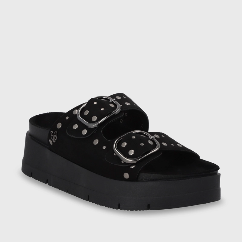 SANDALIA PLATAFORMA NEGRA MUJER 55230 GOTTA - 2