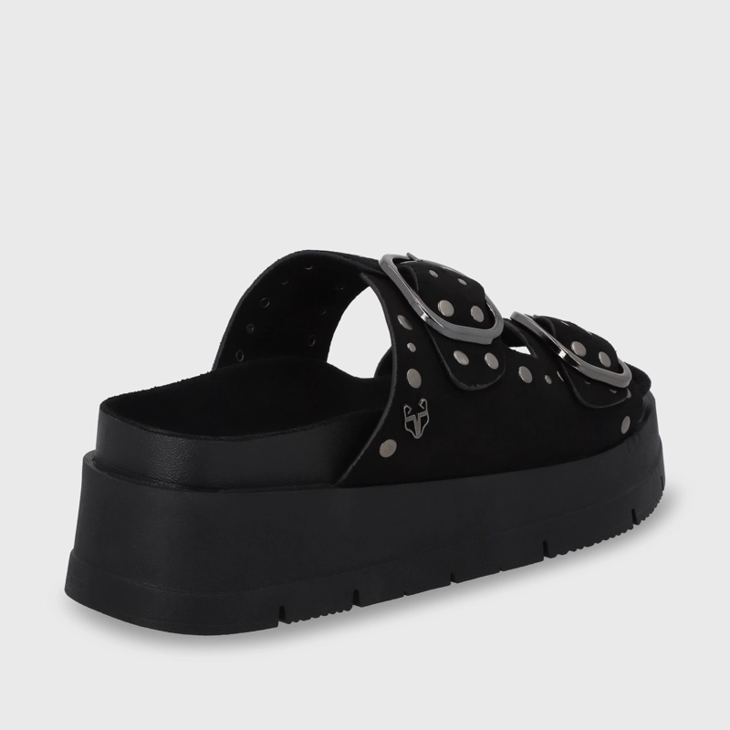 SANDALIA PLATAFORMA NEGRA MUJER 55230 GOTTA - 5