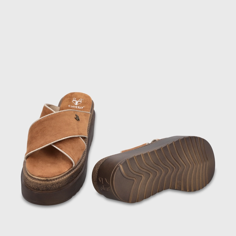 SANDALIA PLATAFORMA BEIGE MUJER 65930 GOTTA - 6