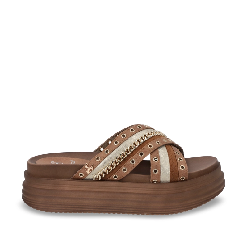 SANDALIA PLATAFORMA CAMEL MUJER 1571B GOTTA - 1