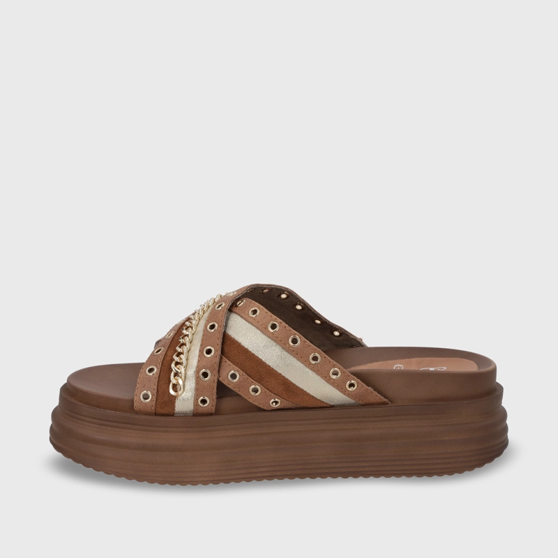 SANDALIA PLATAFORMA CAMEL MUJER 1571B GOTTA - 4