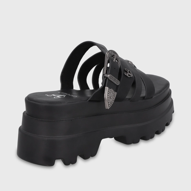SANDALIA PLATAFORMA NEGRA MUJER 45732 GOTTA - 5