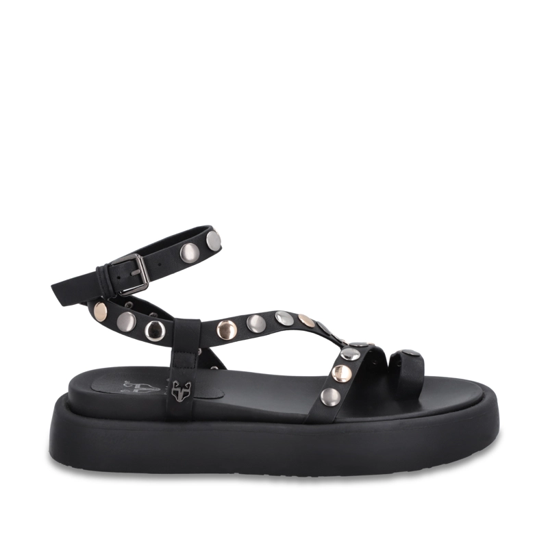 SANDALIA PLATAFORMA NEGRA MUJER 55953 GOTTA - 1