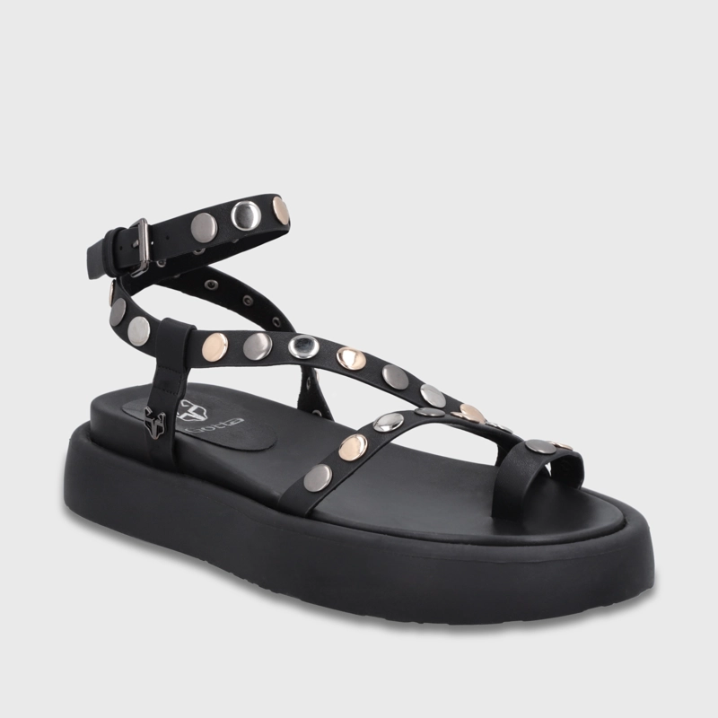 SANDALIA PLATAFORMA NEGRA MUJER 55953 GOTTA - 2