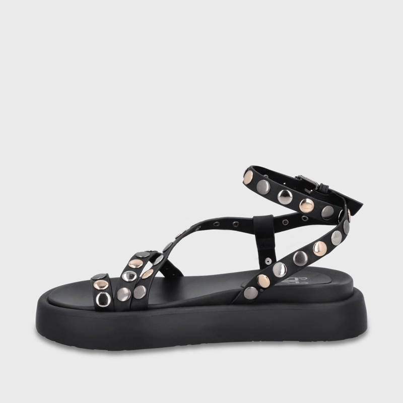 SANDALIA PLATAFORMA NEGRA MUJER 55953 GOTTA - 4